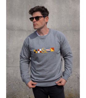 Sudadera sin capucha banderas