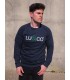 Sudadera sin capucha letras