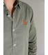 CAMISA ALGODON ORGANICO VERDE KHAKI