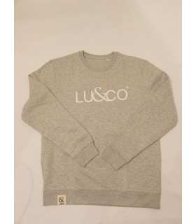 Sudadera Horizonte old GRIS