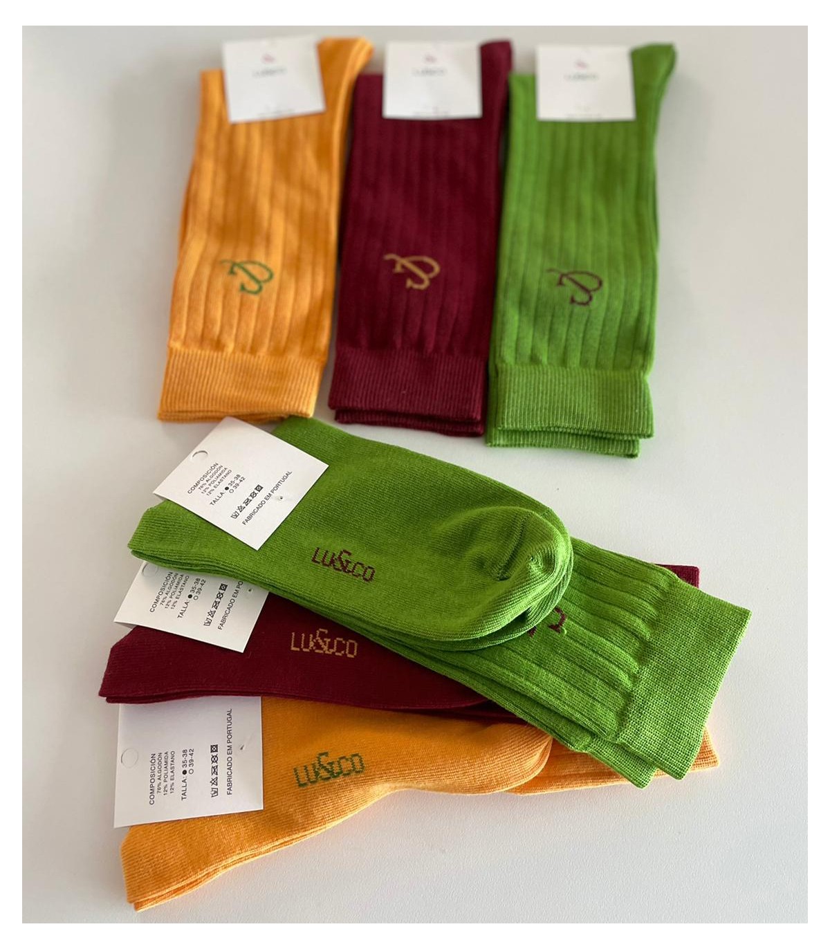 Pack 3 calcetines mujer ositos Green Cotton