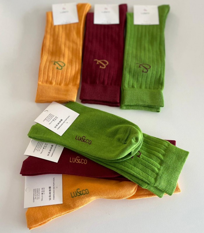 Calcetines (Pack 3 colores) Talla Calcetines 35-38